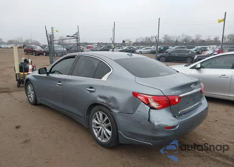 2014 Infiniti Q50 Premium из США, поврежденный, VIN JN1BV7AP3EM680364